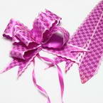 Automatic Ribbon bow, Magenta, pink, 3 Flower bows, 20cm x 15cm x 7cm