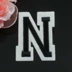 Applique Cloth label, Hand sewn cloth, 5.2cm x 4cm, 1 piece