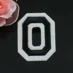Applique Cloth label, Hand sewn cloth, 5.2cm x 4cm, 1 piece