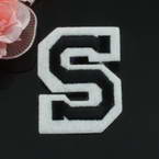 Applique Cloth label, Hand sewn cloth, 5.2cm x 4cm, 1 piece