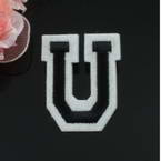 Applique Cloth label, Hand sewn cloth, 5.2cm x 4cm, 1 piece