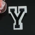 Applique Cloth label, Hand sewn cloth, 5.2cm x 4cm, 1 piece