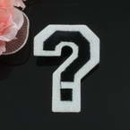 Applique Cloth label, Hand sewn cloth, 5.2cm x 4cm, 1 piece