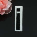 Applique Cloth label, Hand sewn cloth, 5.2cm x 1.5cm, 1 piece