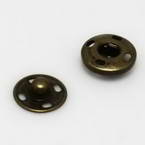 Buttons, Copper, Metallic colour, Diameter 12mm, 2 buttons