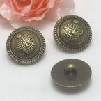 Buttons, Resin, Bronze colour, 2 buttons, 2.1cm x 1.5cm