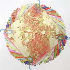 Yuzen Chiyogami floral patterns, Assorted colours, 10cm x 10cm, 30 sheets Yuzen Chiyogami floral patterns, Assorted colours, 10cm x 10cm, 30 sheets