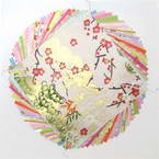 Yuzen Chiyogami floral patterns, Assorted colours, 10cm x 10cm, 30 sheets Yuzen Chiyogami floral patterns, Assorted colours, 10cm x 10cm, 30 sheets