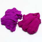  Mesh Nylon flower making kit, Magenta, Light purple, 15 flowers, 4cm (diameter of flowers), Lisianthus misty