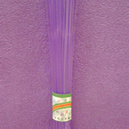 Lucky star plastic straws, Plastic, Lavendar, 38cm x 4mm, 60 pieces