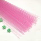 Lucky star plastic straws, Plastic, pink, 38cm x 4mm, 60 pieces (approximate)