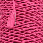 Paper cord with wire, Magenta, 15m x 2mm