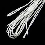 Paper cord with wire, white, 10m x 2mm