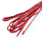 Paper cord with wire, Burgandy, 10m x 2mm