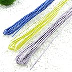 Paper cord with wire, Dark blue, Light purple, Yellow, Long 7m - 8m, Diameter 2mm